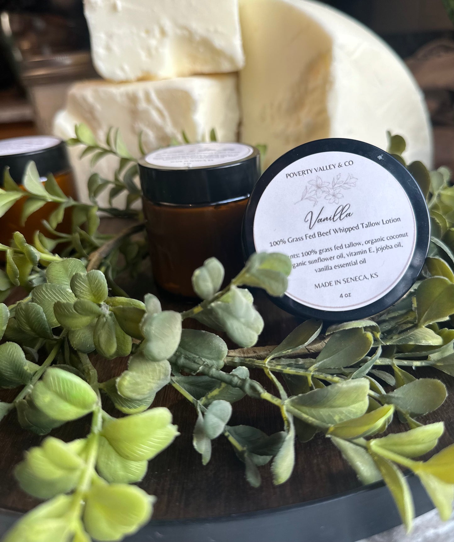 100% Grass Fed Whipped Tallow Lotion